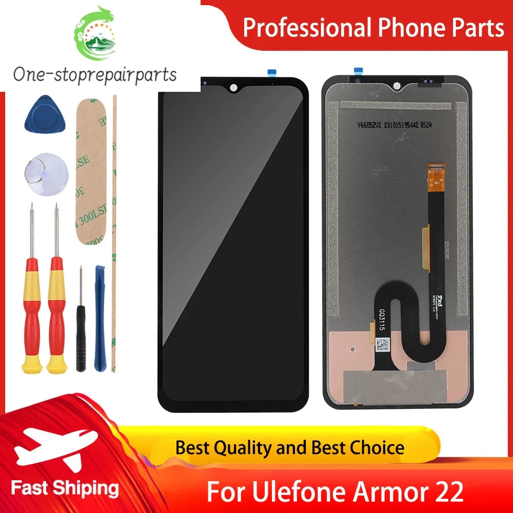 Original LCD Display and Touch Screen For Ulefone Armor 22 Digitizer Assembly Replacement Display LCD + Tools Other brand Phone repair parts