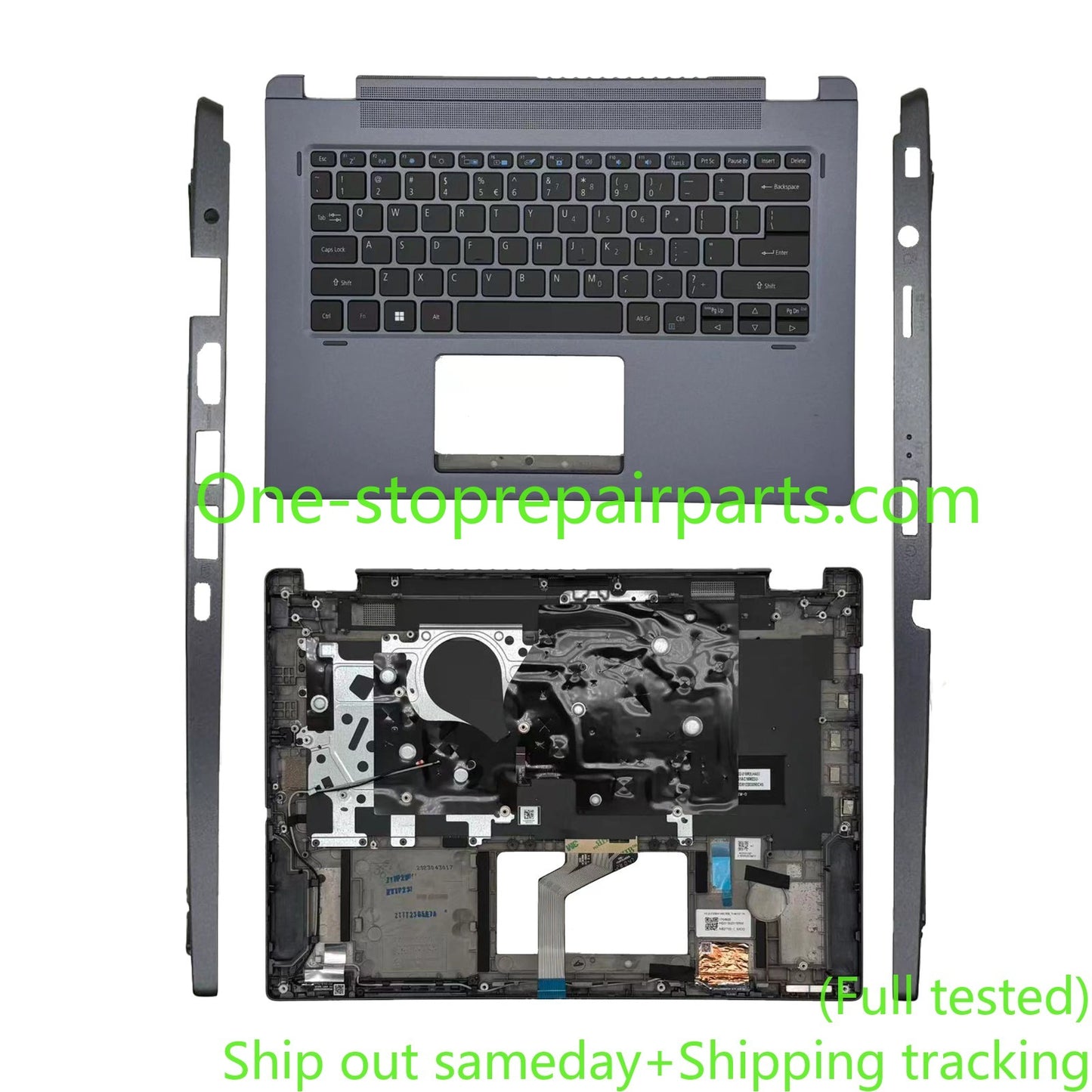 ACER TMP414-51 N20H4 P414 P414RN SPIN palmrest topcase upper C shell cover keyboard assemblly