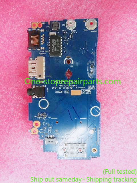 Dell Pro 14 Plus PB14250 I/O daughterboard KDB41 LS-N91JP RJ45,NOWAN WC6YM GG1W9 1CH6P USB BOARD