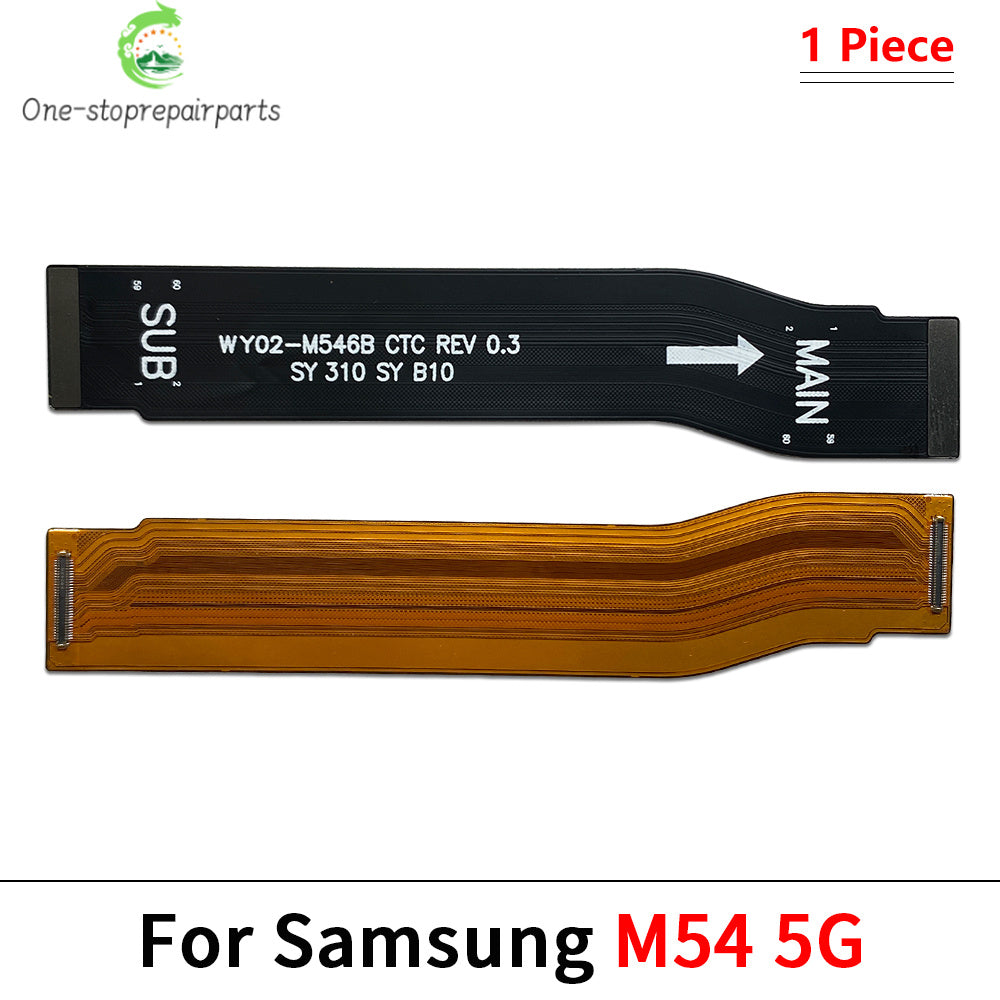 10Pcs, Main Board Motherboard Connector Flex Cable For Samsung M21 M31 M31S M51 M52 M62 M32 M10 M20 M30 M21s M30s M22 M53 M54 5G Samsung phone repair parts