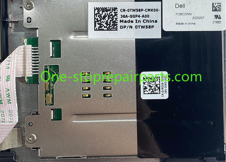 Palmrest Touchpad Assembly For DELL Precision 7560 0TW58P Topcase palmrest assembly with Smart Card Reader Dell laptop repair parts