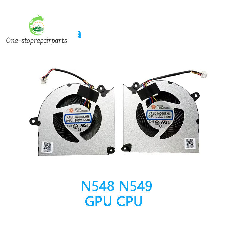 New Original Laptop CPU GPU Cooling Fan For MSI Crosshair16HX Crosshair17HX N548 N549 MSI laptop repair parts