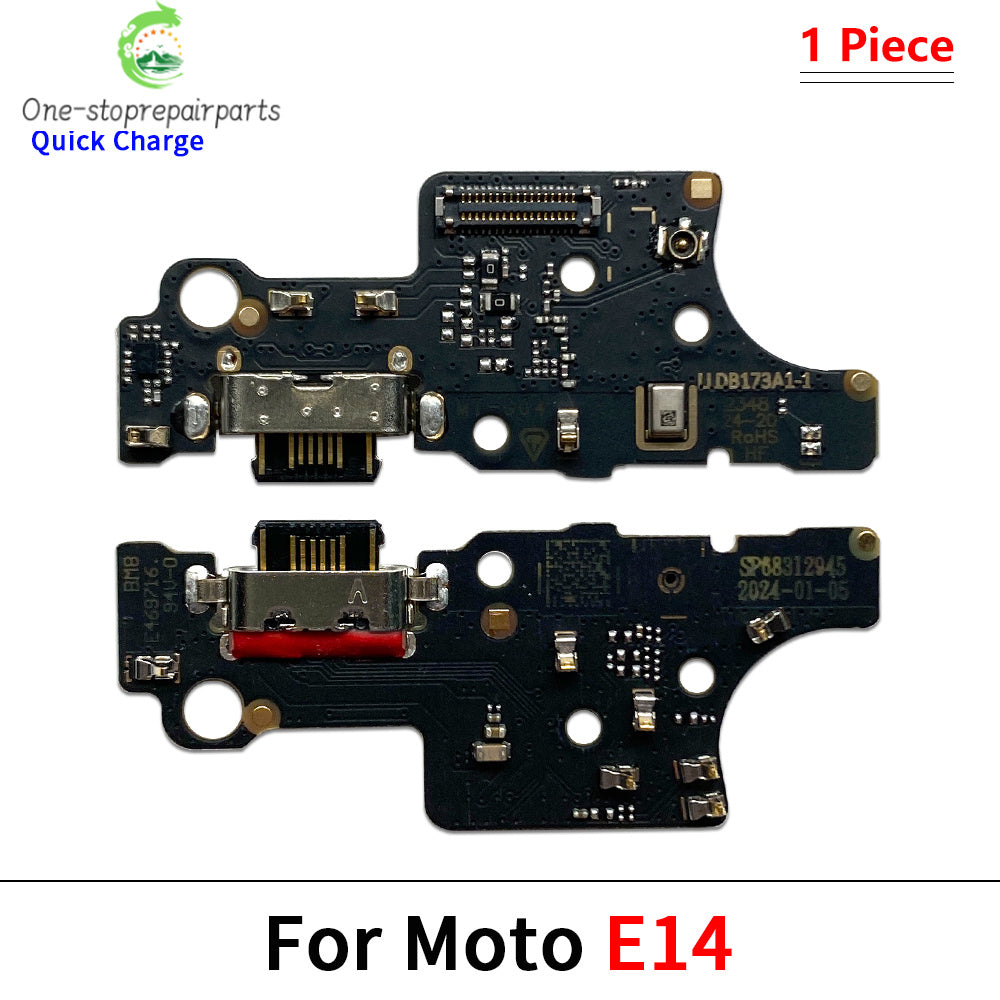USB Charging Port Dock Charger Connector Board Flex Cable For Motorola Moto G04 G04s E14 Motorola phone repair parts