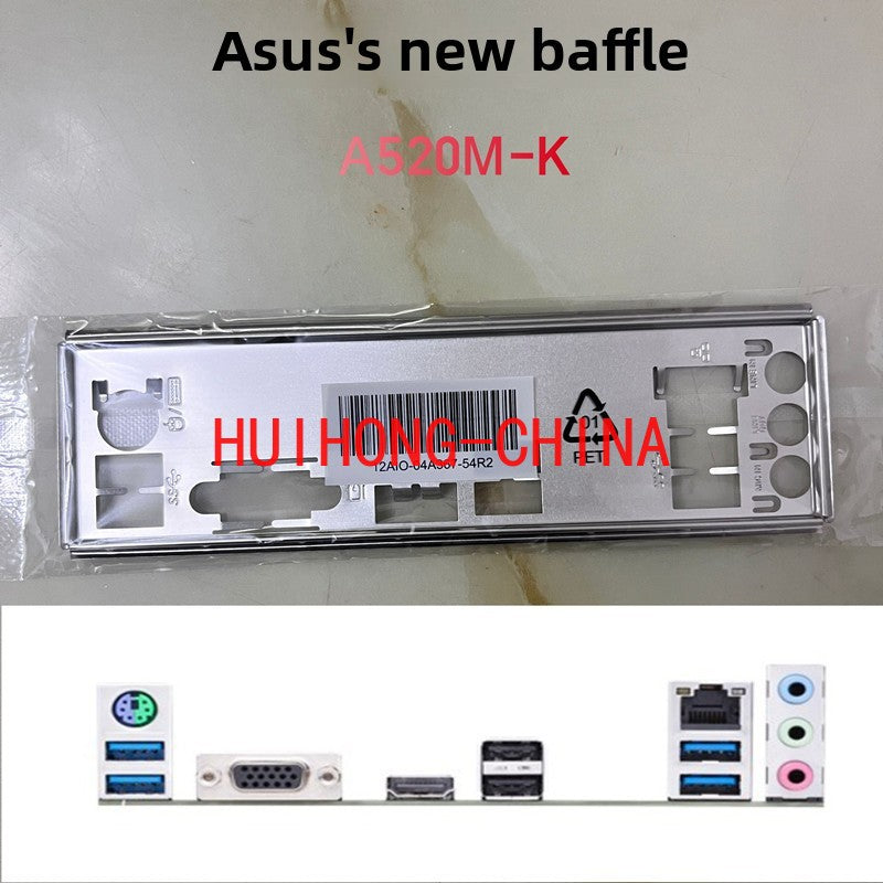 New original ASUS A520M-K main board baffle, computer baffle IO baffle, unopened BRAKET IO SHIELD