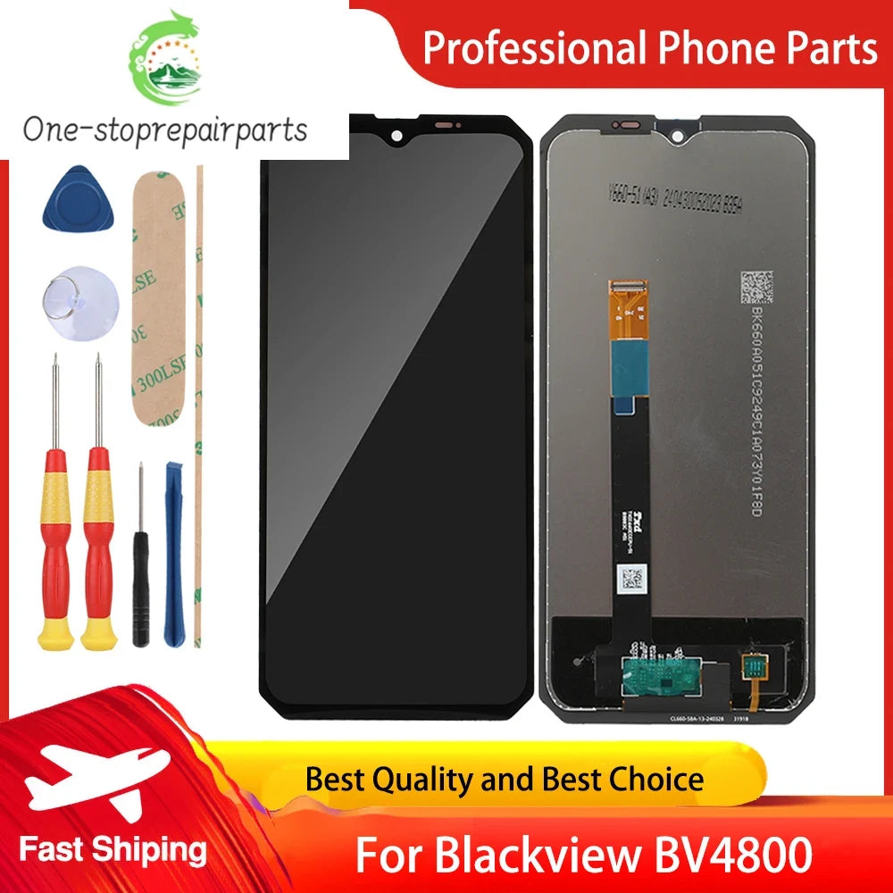 Original LCD Display for Blackview BV4800 Pro Touch Screen Digitizer Assembly Replacement Free Tools Blackview phone repair parts