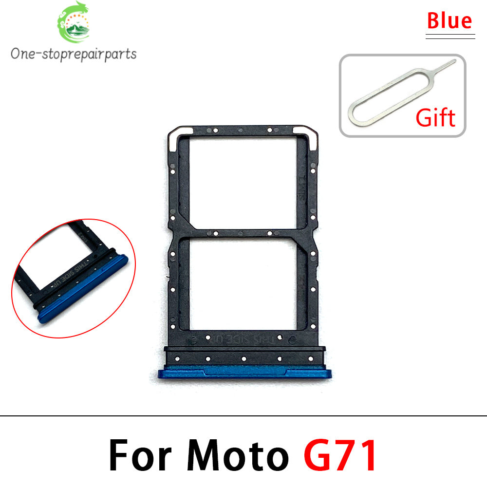 New For Motorola Moto G31 G51 G22 G32 G52 G62 G72 G71 SIM Card Slot SD Card Tray Holder Adapter Motorola phone repair parts