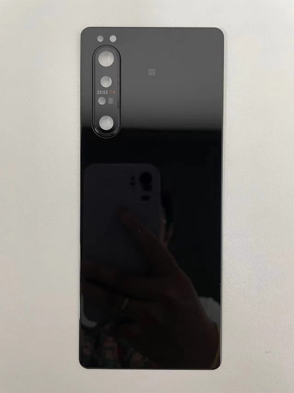 Original New For Sony Xperia 1 II Back Battery Cover Glass Housing Rear Door Case Parts With Camera Lens Replacement Sony phone repair parts