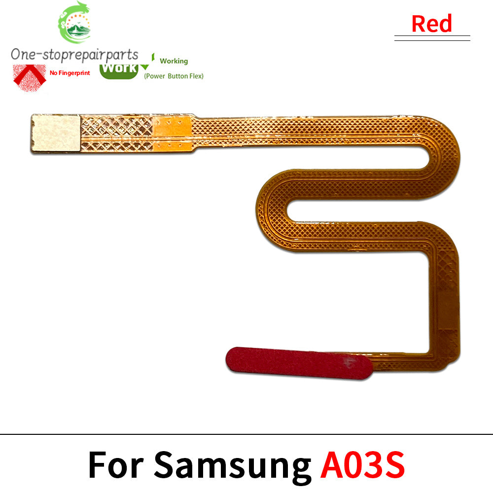 New For Samsung A15 A23 A03s 4G 5G Fingerprint Sensor Home Return Key Menu Button Flex Ribbon Cable Samsung phone repair parts