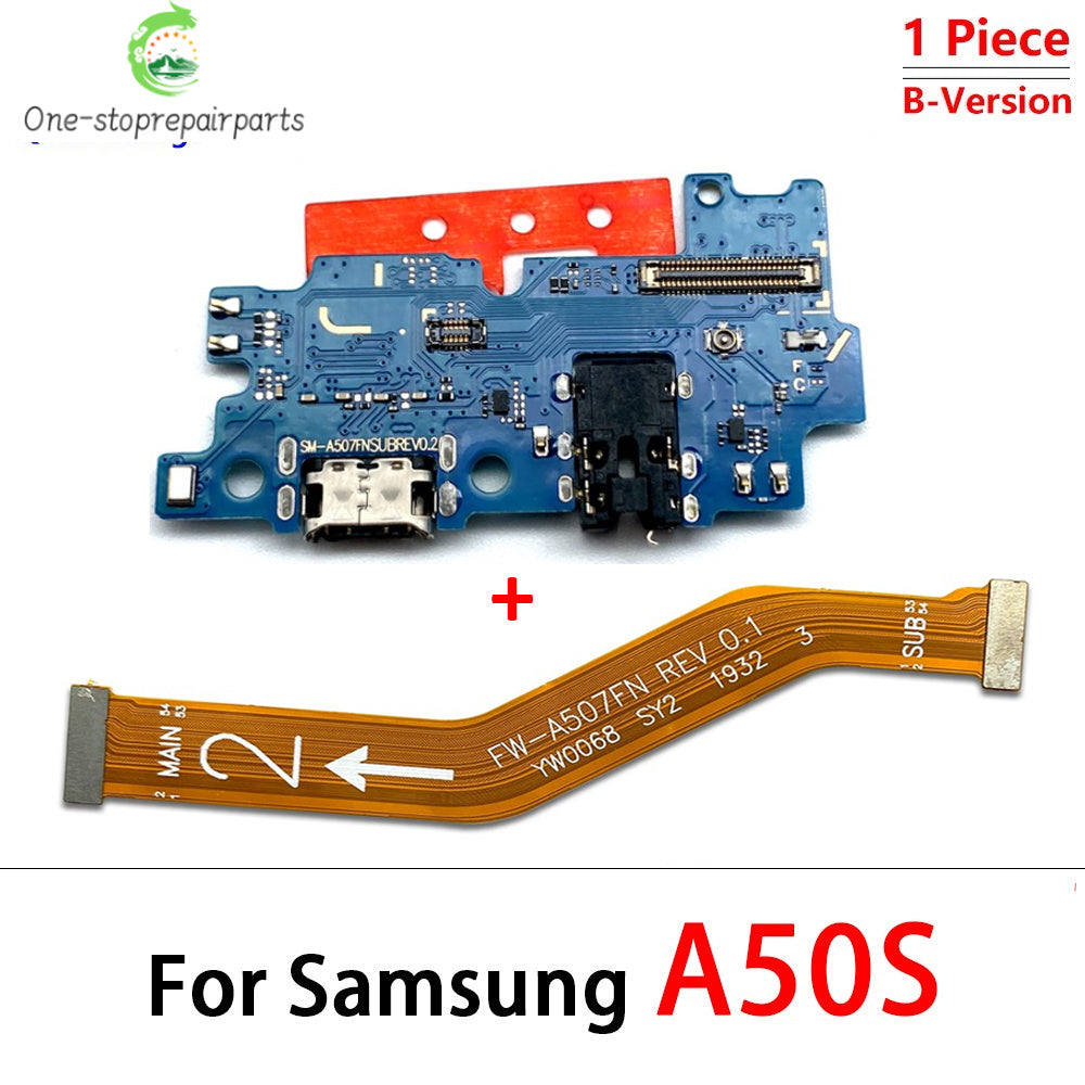 USB Charging Port Dock Charger Connector Main Board Flex Cable For Samsung A10 A20 A30 A50 A70 A31 A51 A71 A10s A20s A30s A21s Samsung phone repair parts