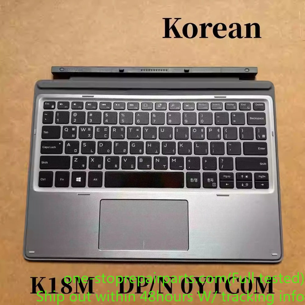 Detachable keyboard for Dell Latitude7200 7210 2in1 magnetic keyboard K18M K18M001 1GTH0/24D3/024D3M YTC0M