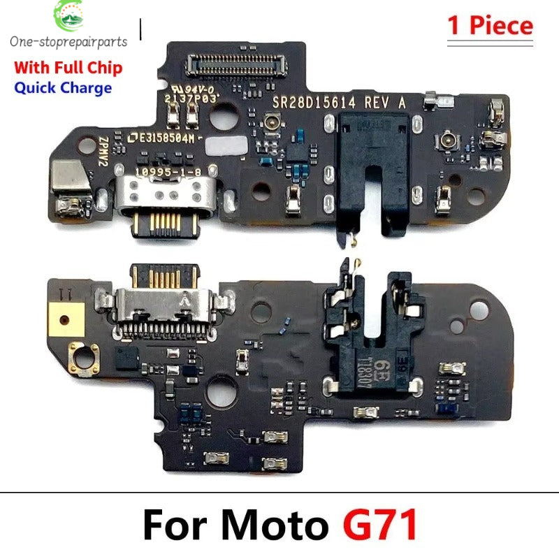 New For Moto G10 G20 G30 G50 G31 G41 G71 G60s G51 G22 G72 5G USB Charge Port Jack Dock Connector Charging Board Flex Cable Motorola phone repair parts