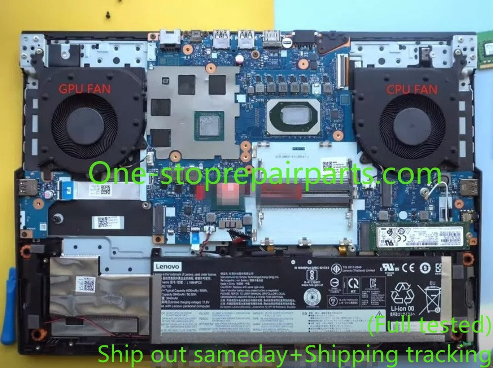 Laptop Cooling Fan For Lenovo for Legion 5-17ARH05H 17IMH05H 17IMH05 5F10S13916 5F10S13915 DC 5V 0.5A CPU GPU Cooling Fan L+R