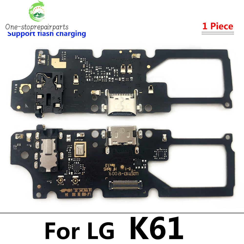 New USB Charging Port Board Flex Cable Connector For LG K8 Plus K22 K41S K42 K51 K50S K51S K52 K61 Microphone Module LG phone repair parts