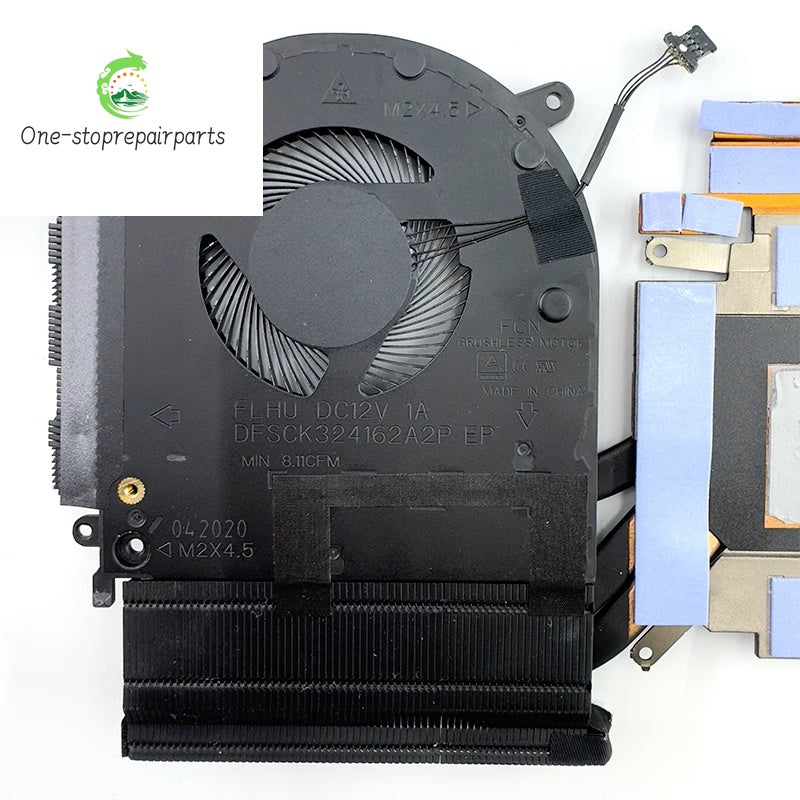 NEW Original LAPTOP CPU GPU Cooling Fan With Heatsink For DELL Alienware M15 R2 0X9FRW X9FRW Dell laptop repair parts