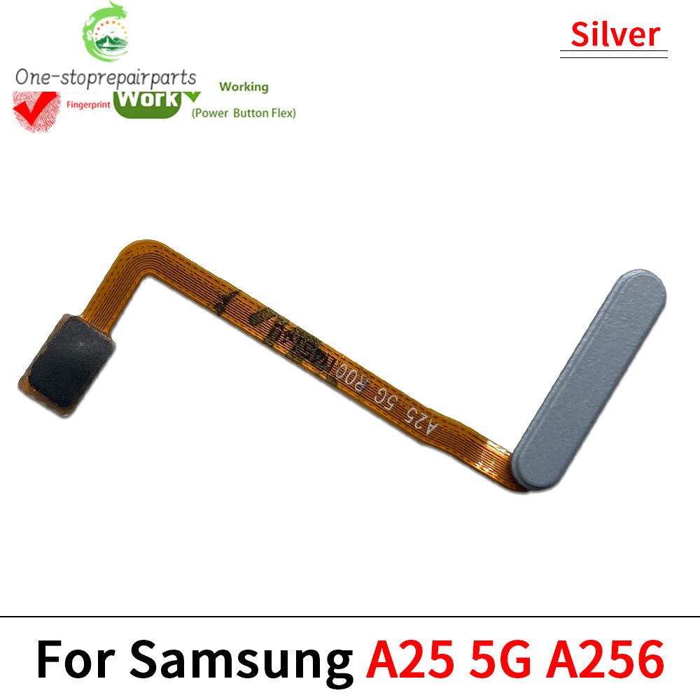 New For Samsung A05s A15 A25 4G 5G Home Button FingerPrint Touch ID Sensor Flex Cable Replacement Parts Samsung phone repair parts