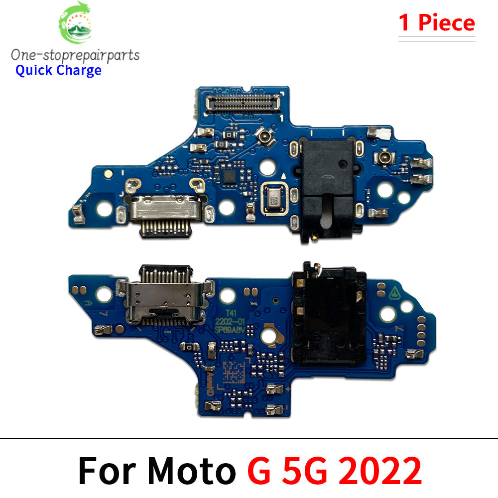USB Charging Port Dock Charger Connector Board Flex Cable For Moto G Stylus Power Play Pure G 5G Plus 2020 2021 2022 2023 2024 Motorola phone repair parts