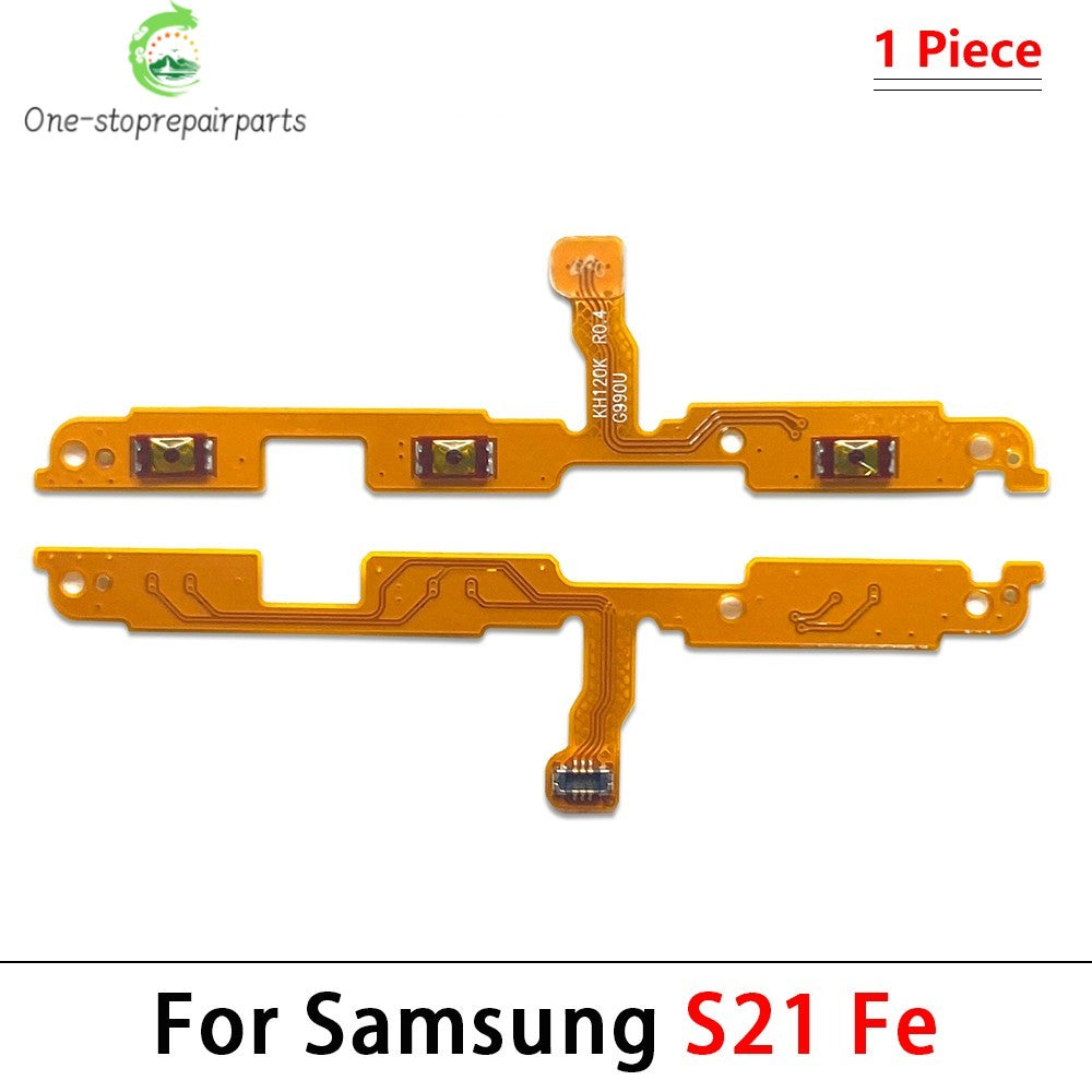 10Pcs, Volume Button Power Switch On Off Button Flex Cable For Samsung Note 10 Plus Lite Note 20 Ultra S20 S21 S23 Fe Samsung phone repair parts