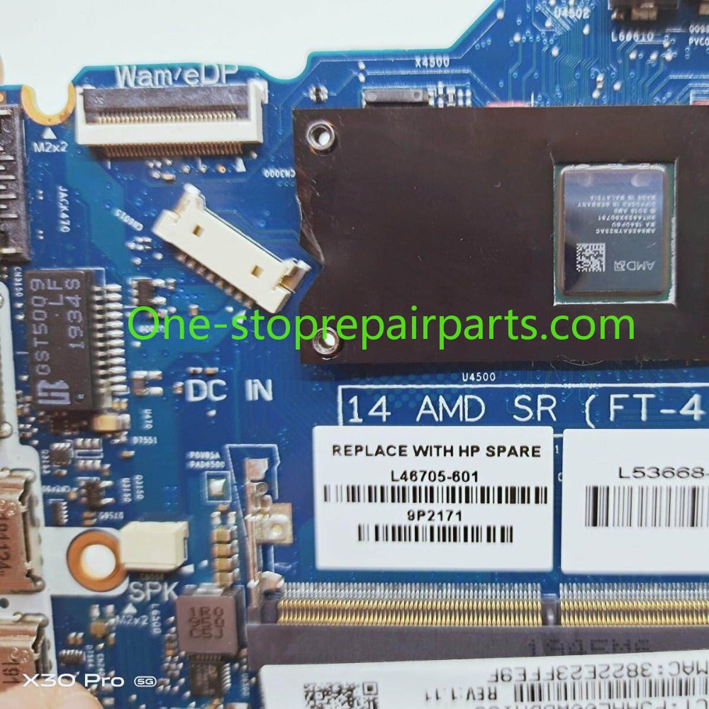 Motherboard For HP 14-DK 14S-DK 245-G8 TPN-I135 14-CM L46705-601 6050A3068501 6050A3063701 A9-9425U R3-2200U R7-3700U main system board