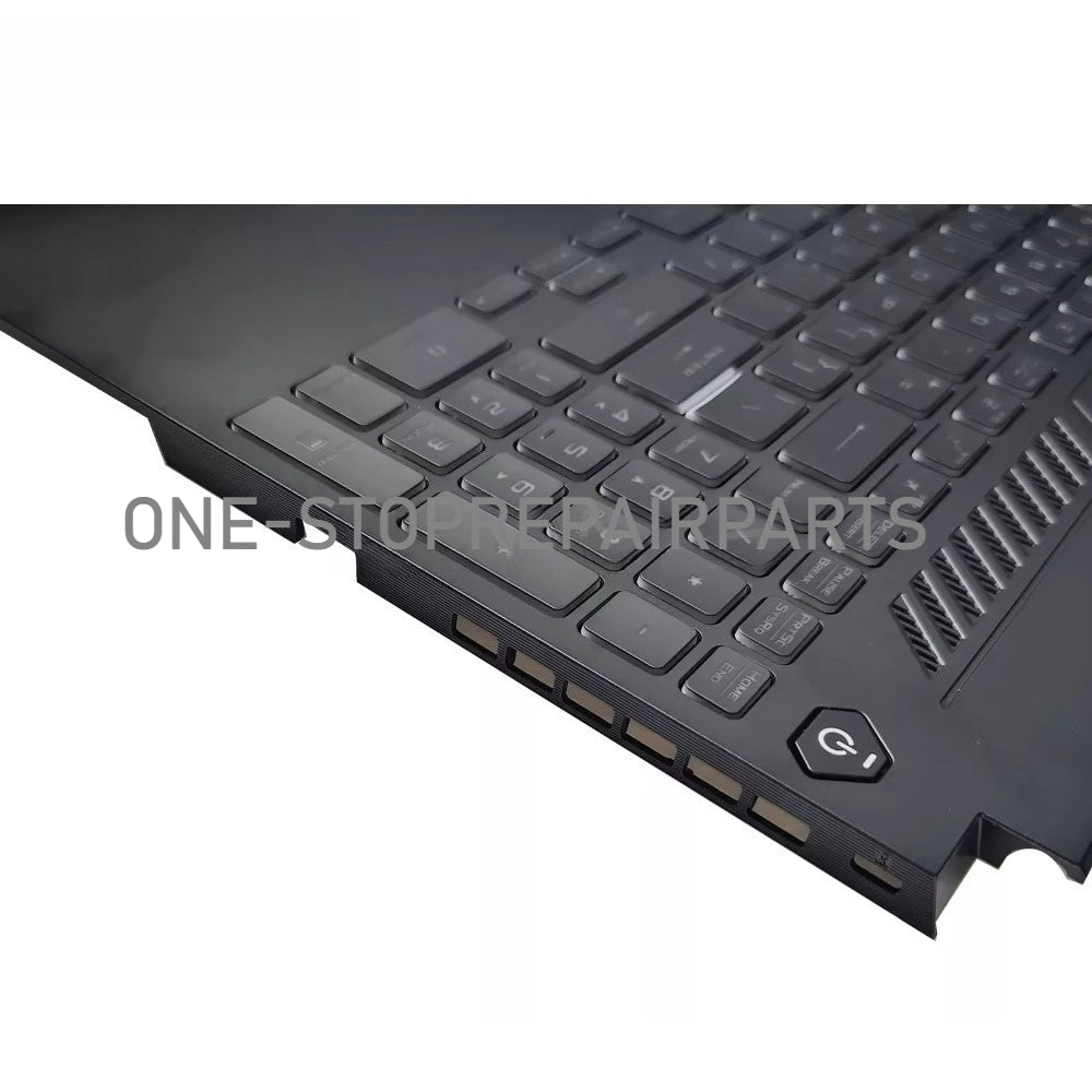 New For ASUS TUF Gaming FX507 FA507 FX517 A15 F15 Palmrest Upper Top Case with US RGB Backlit Keyboard (Black) (2022 Year) ASUS laptop repair parts