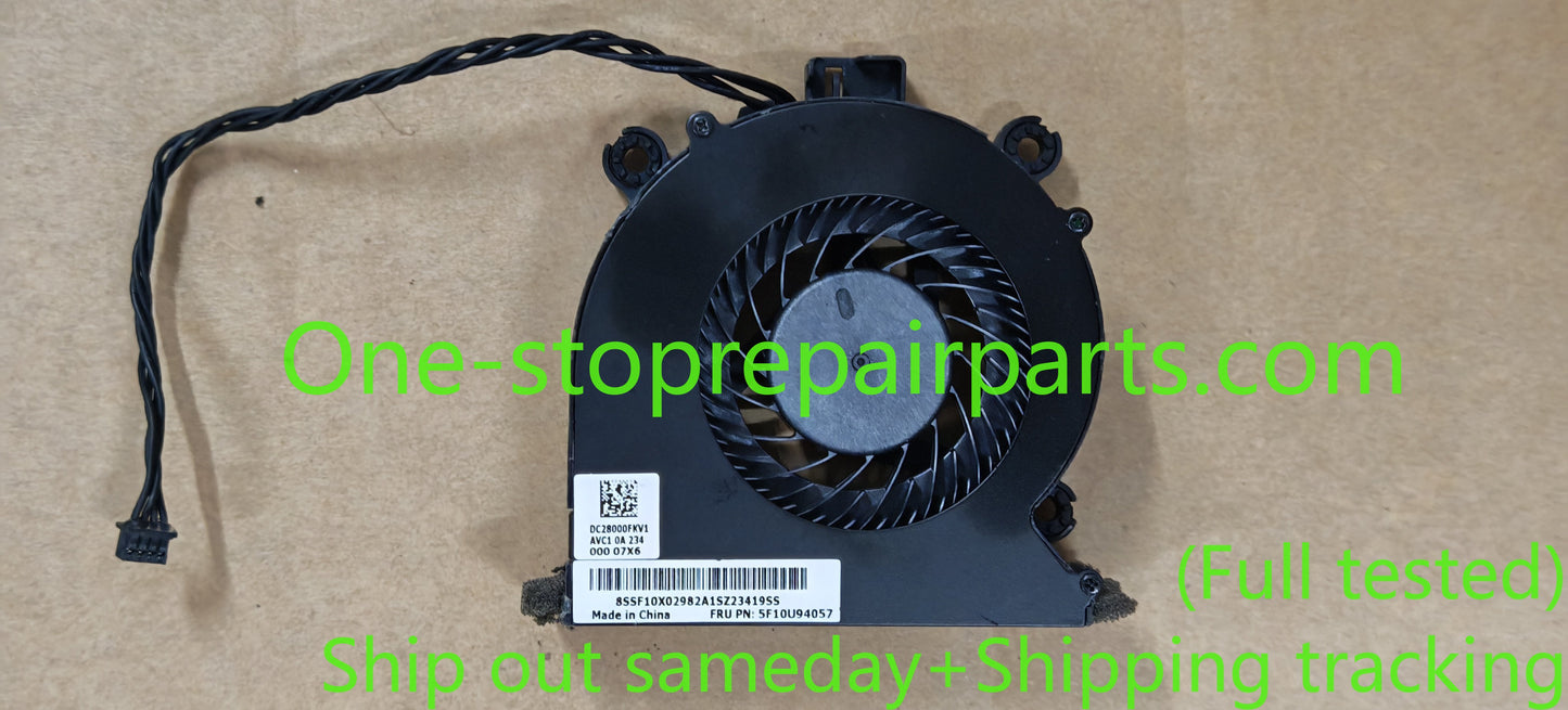 CPU Cooling Fan for Lenovo ThinkSmart Hub Teams/Zoom Rooms Core IP Controller Kit & Bar 180 One/One Pro 5F10U94059 5F10U94057 94059 BAZA0620R2HY003 DC28000FKV1 DC12V 0.2A 25W