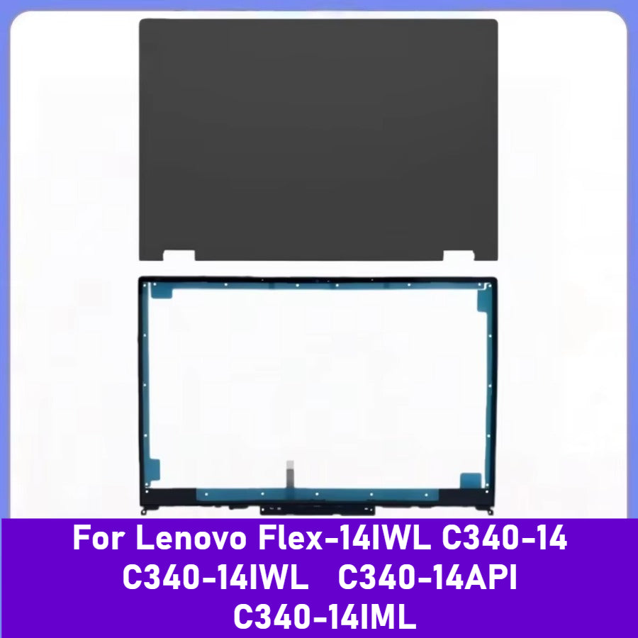 Cover case For Lenovo Flex-14IWL C340-14 C340-14IWL C340-14API C340-14IML Laptop Back Cover/LCD Bezel/Palmrest Cover/Bottom Cover Lenovo laptop repair parts