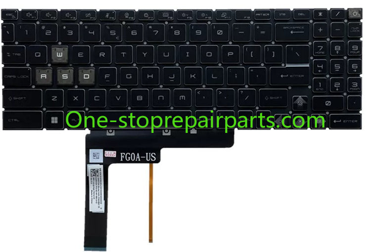 Cover case for MSI Cyborg 15 air A12V MS-15K1 lcd back housing bezel upper palmrest topcase keyboard bottom cover MSI repair parts