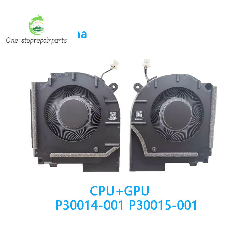 NEW ORIGINAL Laptop CPU GPU Cooling Fan For HP OMEN 11 TPN-Q304 Q30516-AM P30014-001 P30015-001 P30014 P30015