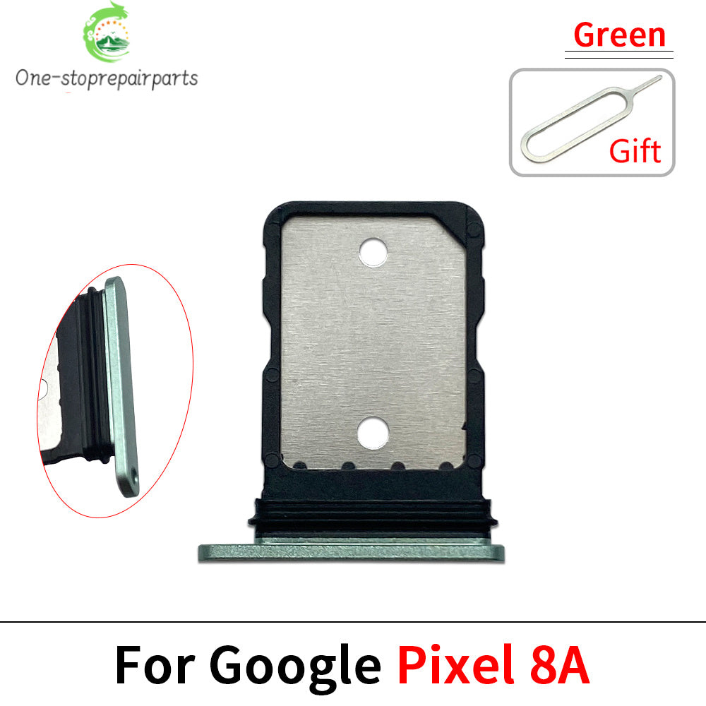 10Pcs, New For Google Pixel 7 / Pixel 7 Pro / Pixel 7A / Pixel 8 / Pixel 8 Pro / Pixel 8A SIM Card Tray Slot Holder Repair Parts Google Pixel phone repair parts