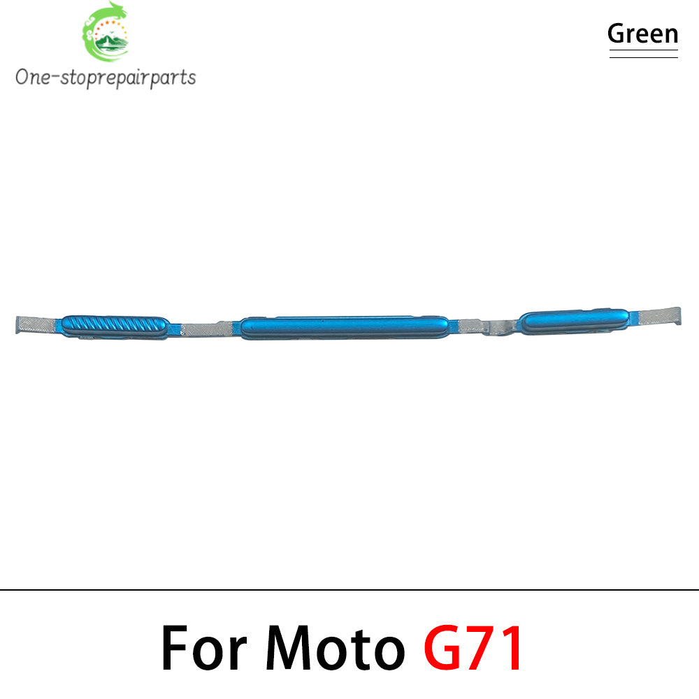 For Motorola Moto G10 G20 G30 G60 G60s G31 G71 G51 5G Power Button + Volume Side Button Replacement Parts Motorola phone repair parts
