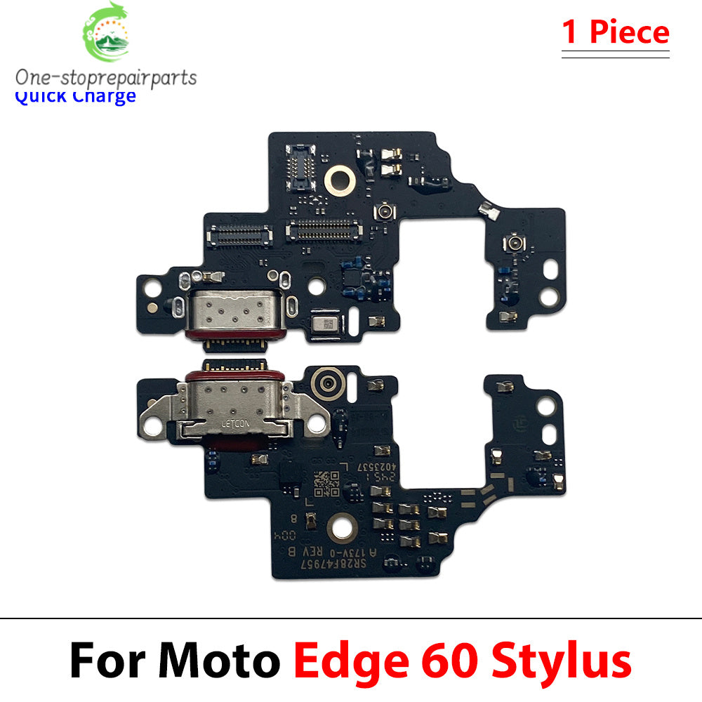 Dock Connector USB Charger Charging Port Micro Board Flex Cable For Motorola Moto Edge 40 50 60 Neo Pro Fusion Ultra Stylus Motorola phone repair parts