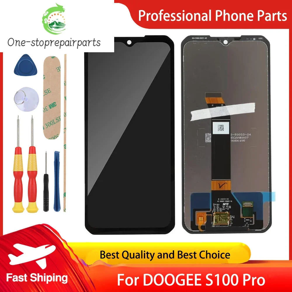 Original DOOGEE S100 Pro S118 Pro 5G LCD Display and Touch Screen Digitizer Assembly Replacement Display LCD + Tools Doogee phone repair parts