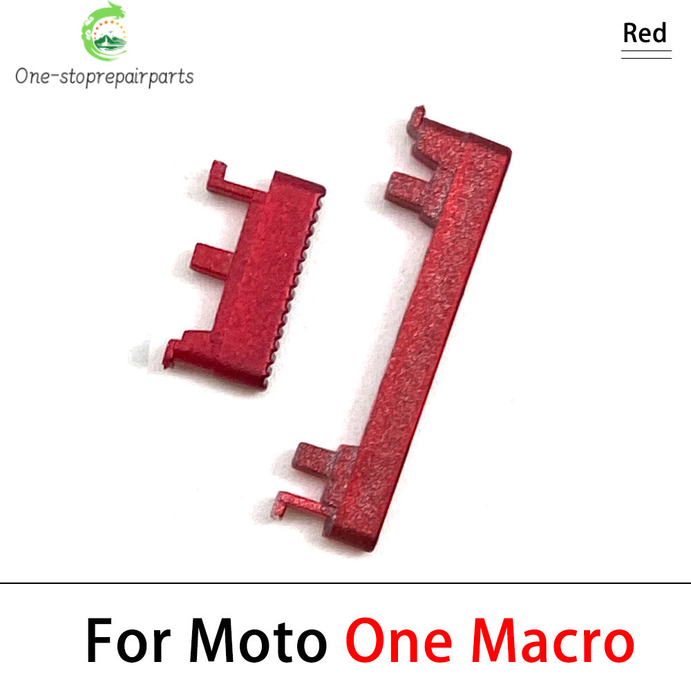 For Motorola Moto One Action Vision Hyper Macro Fusion Plus Power Button + Volume Side Button Key Replacement Parts Motorola phone repair parts