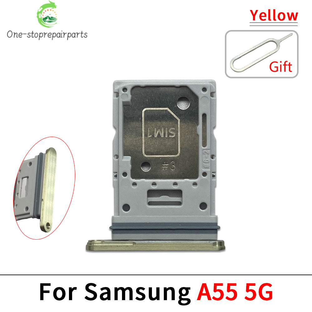 10Pcs, New For Samsung A15 A25 A35 A55 4G 5G SIM Card Slot SD Card Tray Holder Adapter Samsung phone repair parts