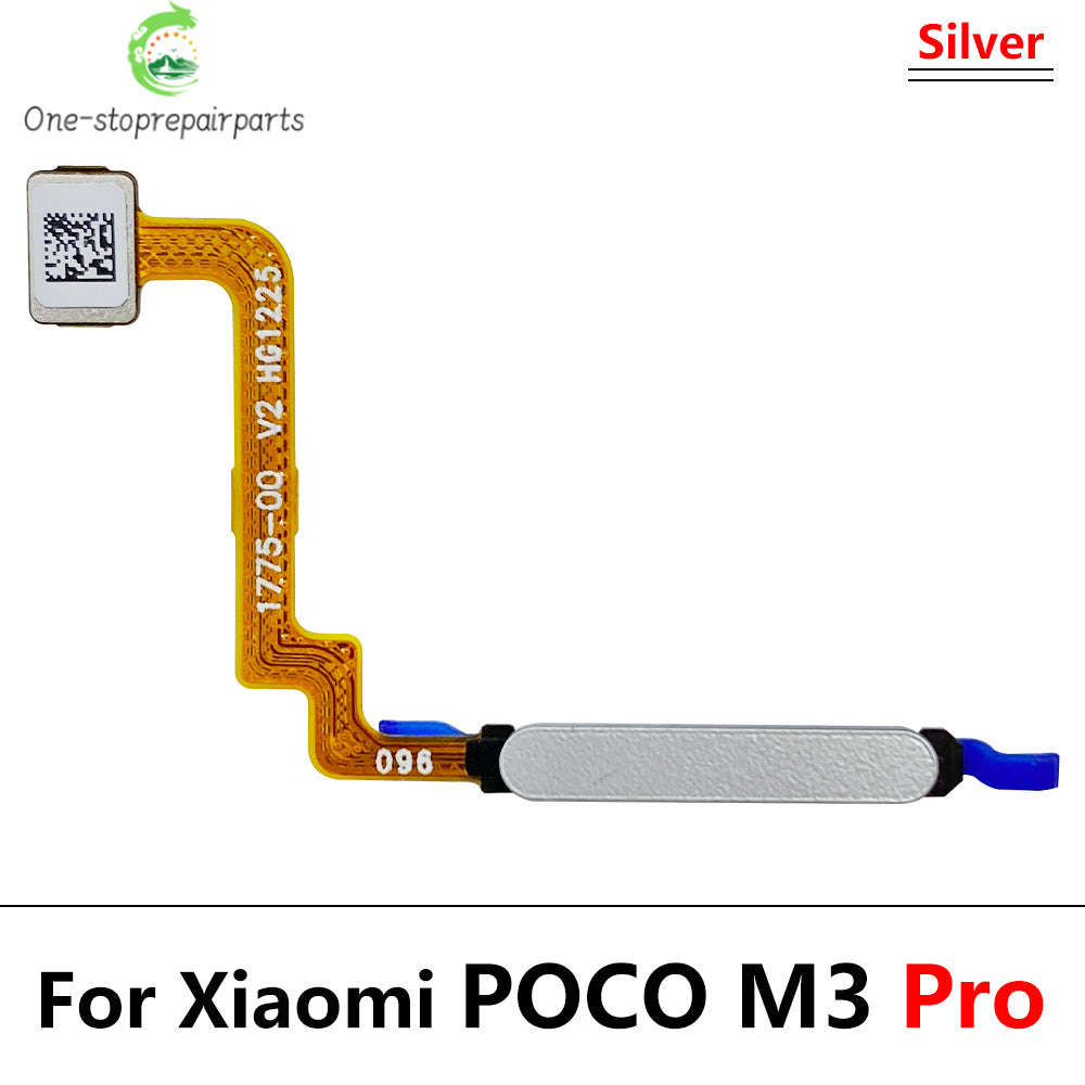 New Fingerprint Scanner For Xiaomi Poco M3 F3 X3 GT Pro Home Button Fingerprint Menu Return Key Sensor Flex Cable For Redmi 9T Xiaomi Xiao mi phone repair parts