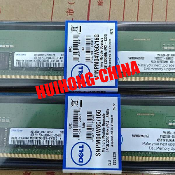 DELL AB634642 SNPHTPJ7C/32G 32GB 2RX8 PC4-3200AA RDIMM ECC RAM Memory