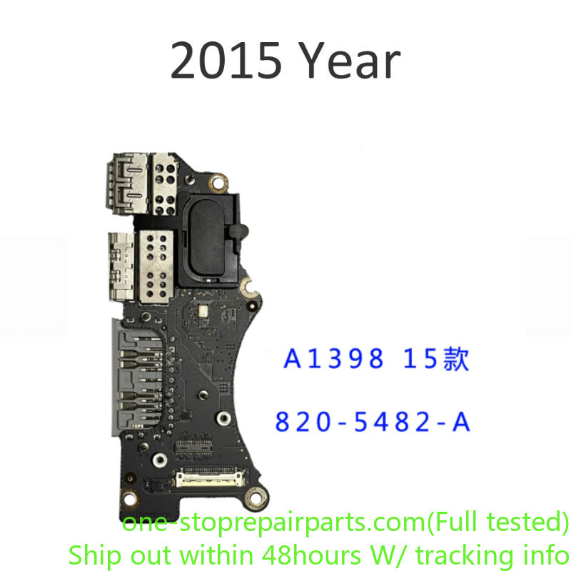 A1398 I/O USB HDMI SD Card Reader BOARD for MacBook Pro Retina 15" A1398 Usb Board 2012 2013 2014 2015 Year