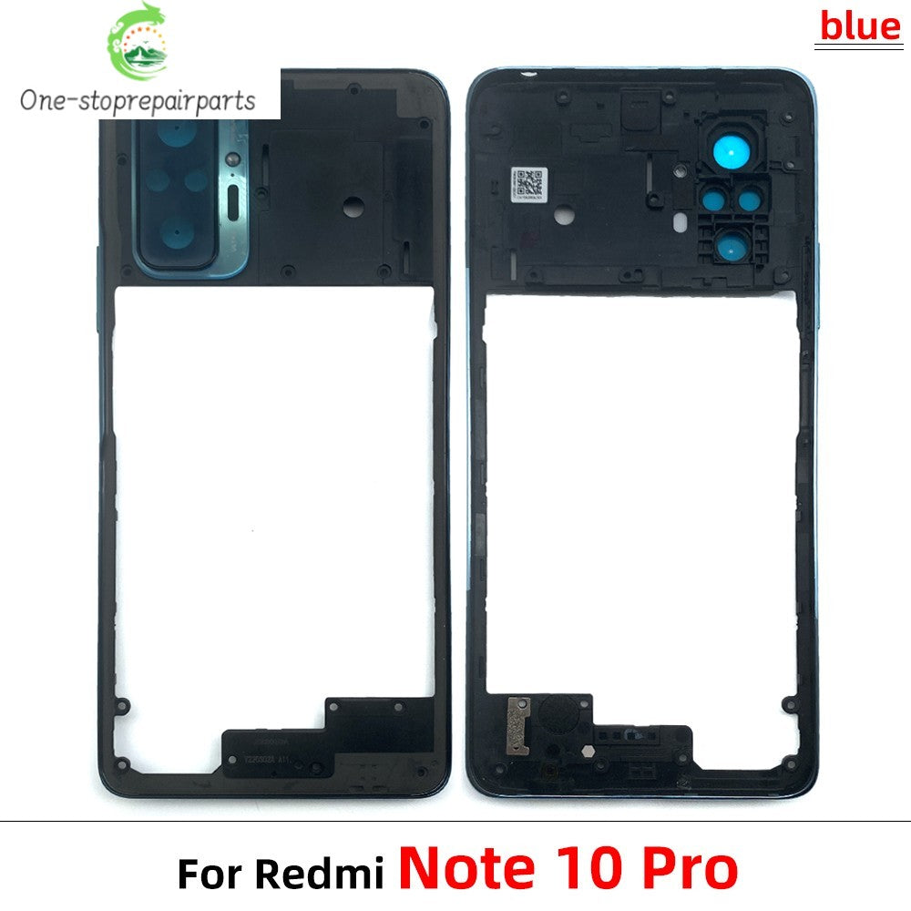 For Xiaomi Redmi Note 10 / Note 10s / Note 10 Pro Middle Frame Holder Housing Replacement Repair Parts Xiaomi Xiao mi phone repair parts
