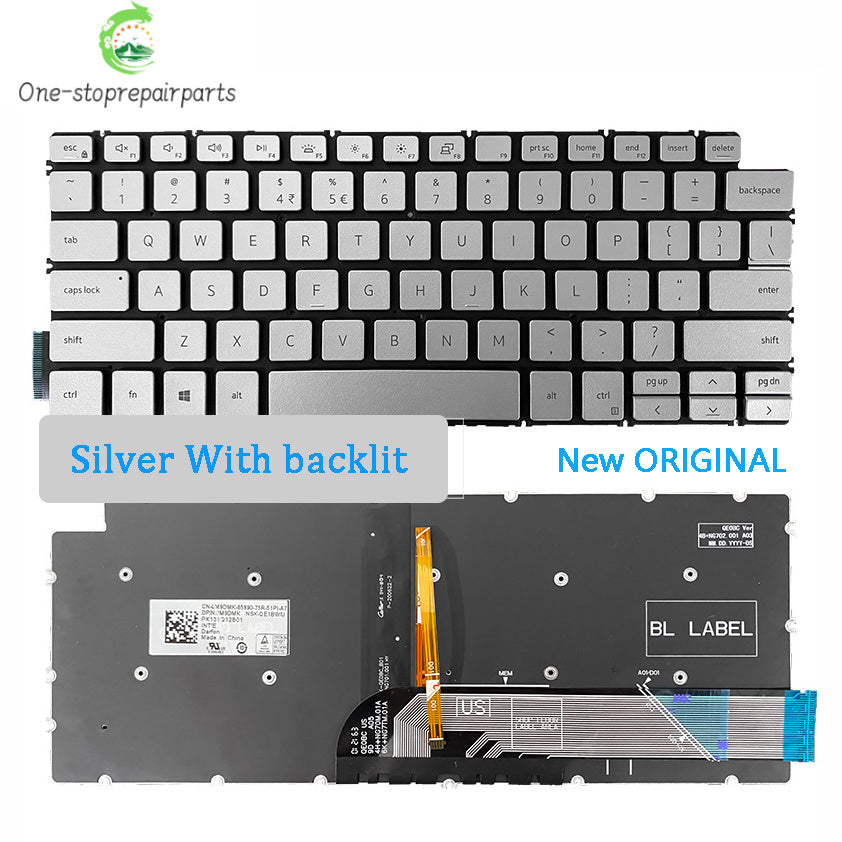 NEW ORIGINAL Laptop Keyboard For DELL Latitude 3301 3410 E3301 P114G P120G P113G P115G Dell laptop repair parts