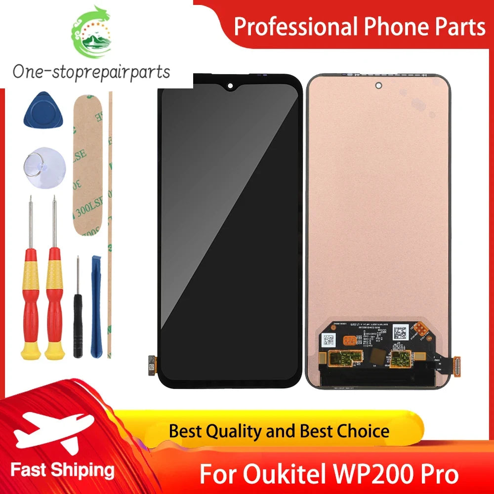 New Original Touch Screen For Oukitel WP200 Pro P1 WP210 LCD Display Digitizer Assembly Replacement Replace Parts Free Tools Other brand Phone repair parts