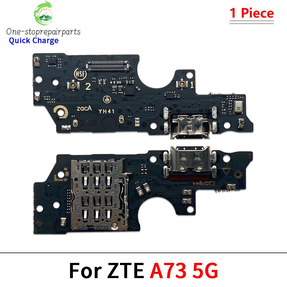 Dock Connector USB Charger Charging Board Port Flex Cable For ZTE A33s A34 A35 A55 A51 A52 A53 A54 A71 A72 A73 A75 A36 A56 4G 5G ZTE phone repair parts