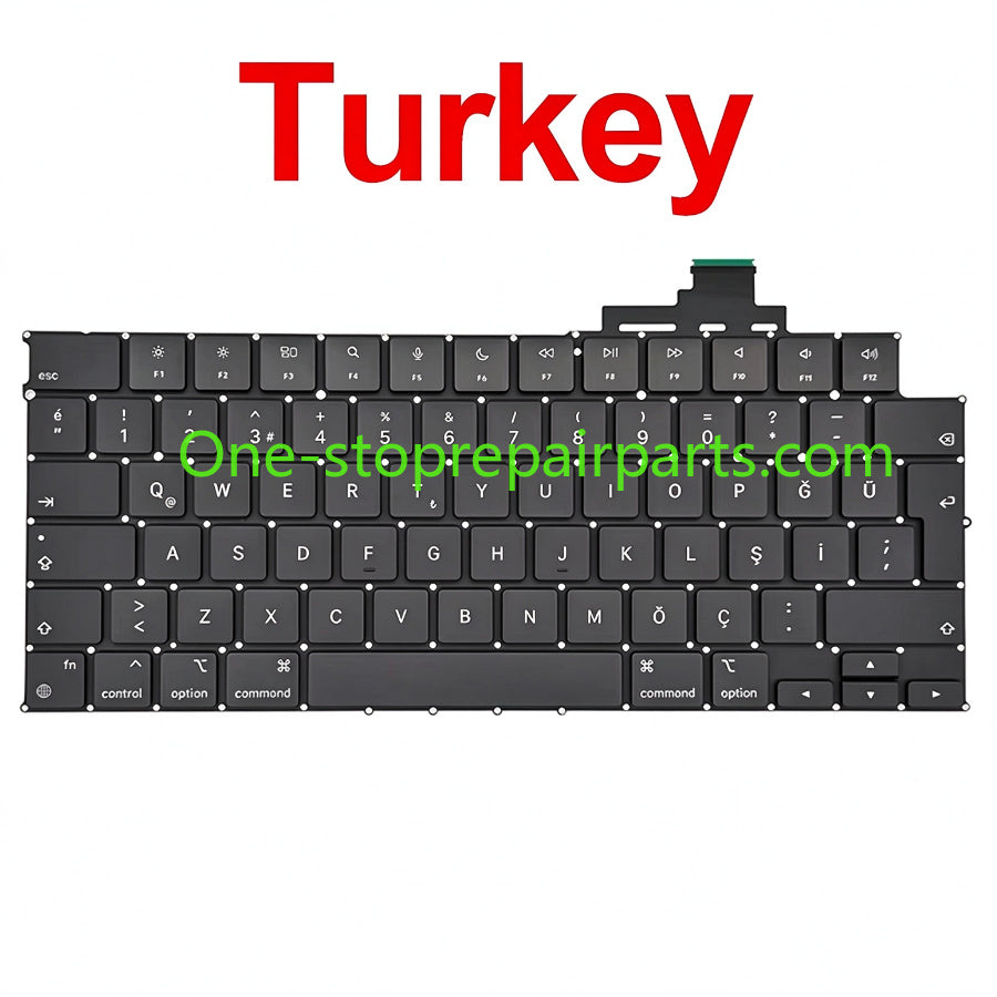 New Laptop Keyboard For MacBook Air 13.6" 15" A2681 A2941 A3113 A3114 Keyboard US UK English French German Spain EU 2022 2024 Macbook repair parts