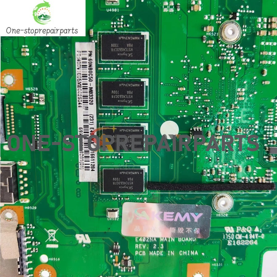 E402NA Laptop Motherboard For ASUS EeeBook R417N E402N E402NA 60NB0C50-MB3320 Mainboard With Celeron CPU 100% Tests OK Fast Shipping ASUS laptop repair parts