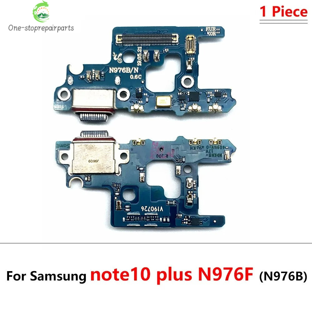 USB Charging Port Board Flex Cable Connector Parts For Samsung Note 10 Plus N976V SM-G976V N976F N976B Samsung phone repair parts
