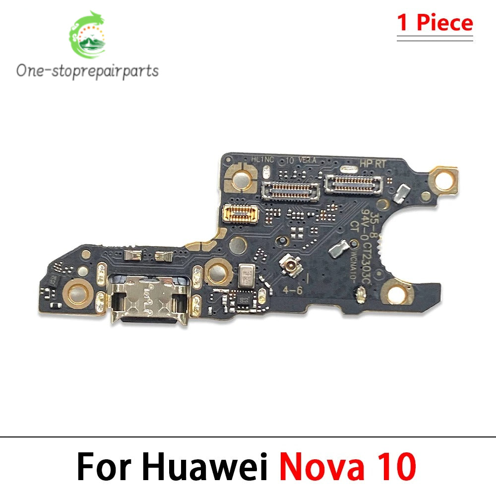 New For Huawei Nova 7 8 Se 9 10 Pro 5G Dock Connector Micro USB Charger Charging Port Flex Cable Microphone Board Huawei phone repair parts