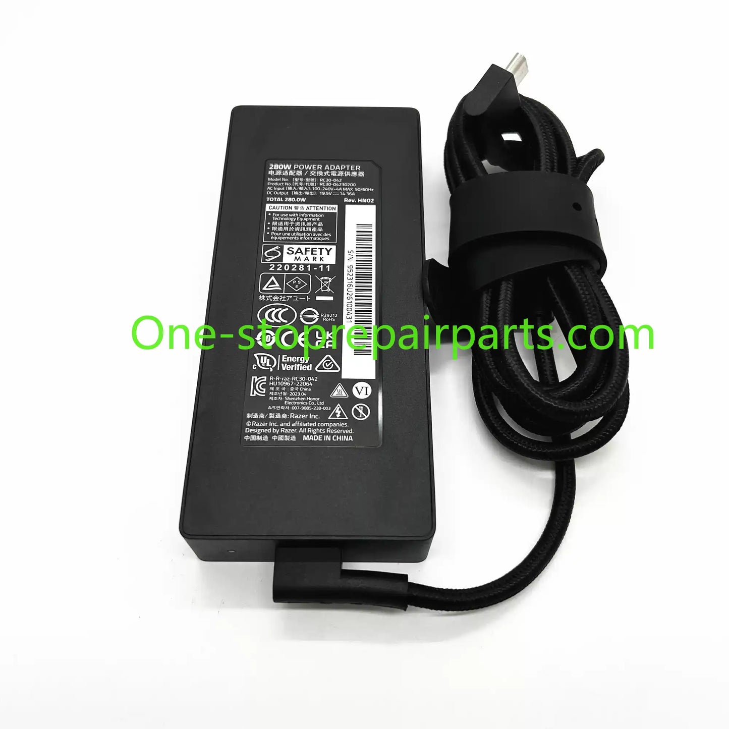 230W 330W 280W AC adapter charger for Razer Blad RZ09-02886 RC30-024801 RC30-0484 RC30-042 RC30 charger