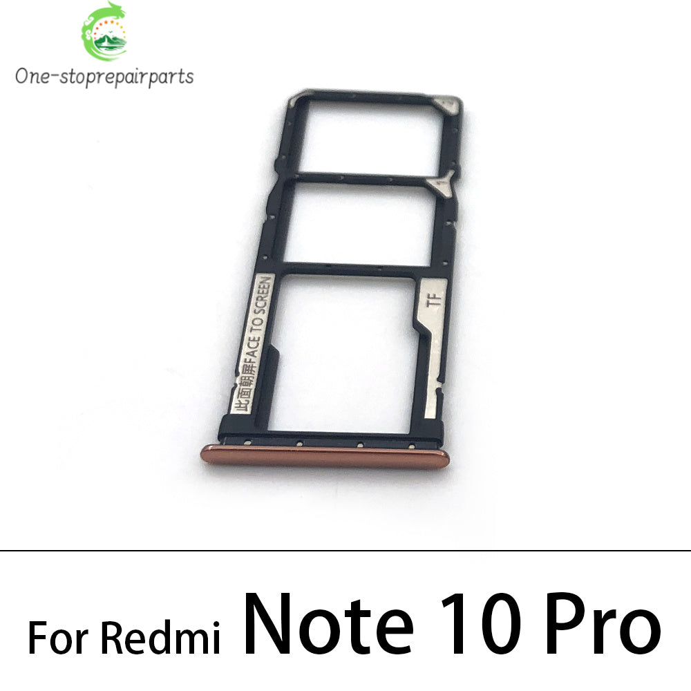 New SIM Card Tray Slot Holder For Xiaomi Redmi Note 7 9 9s 10 Pro Replacement Parts Xiaomi Xiao mi phone repair parts