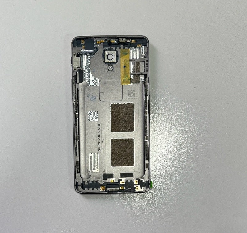 Original Back Battery Cover Rear Door Housing Case For Oneplus 3 Oneplus 3T With Camera Lens + Power Volume Buttons Replacement OnePlus phone repair parts