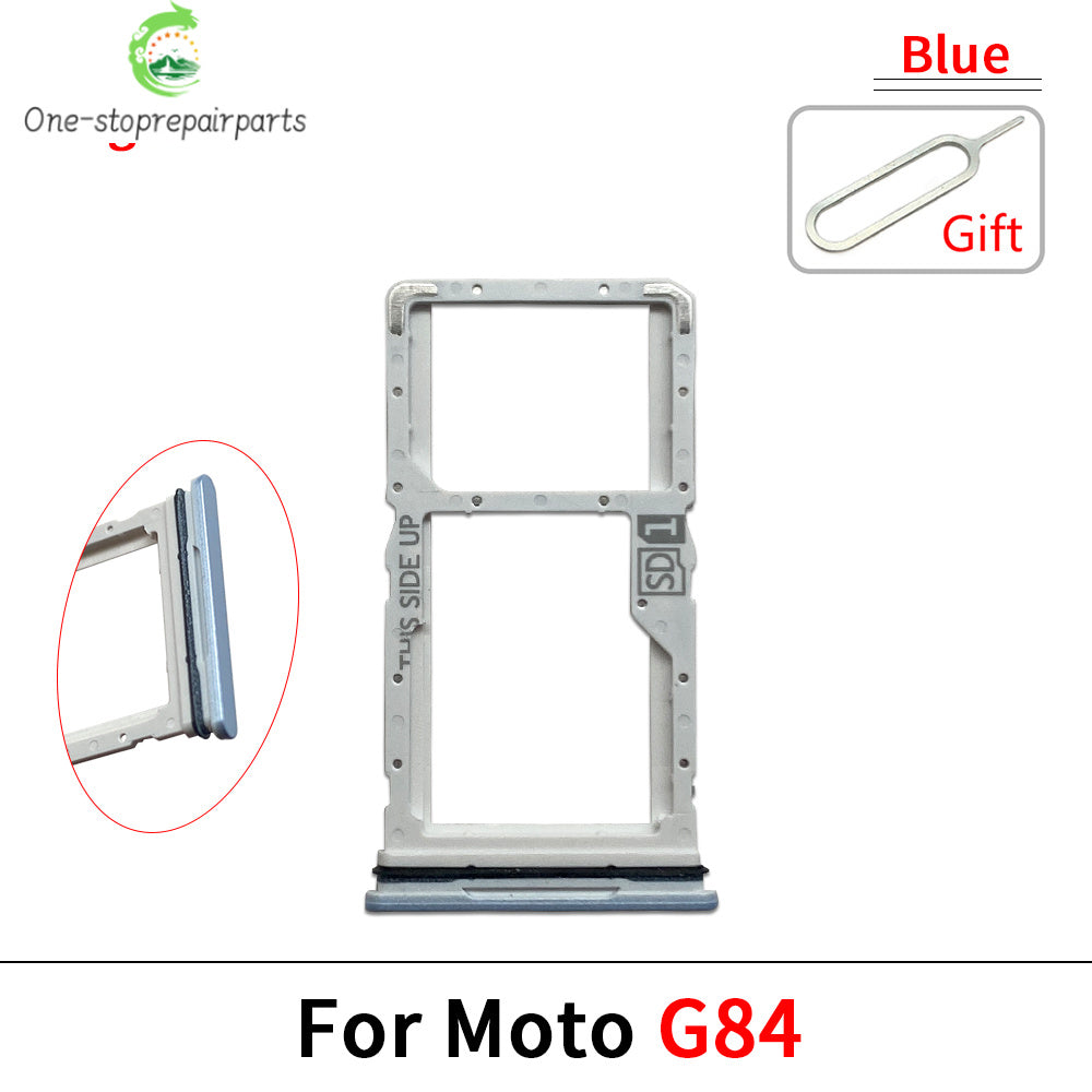 Micro Nano SIM Card Holder Tray Slot Holder Adapter Socket For Motorola Moto G13 G23 G53 G73 G84 Motorola phone repair parts