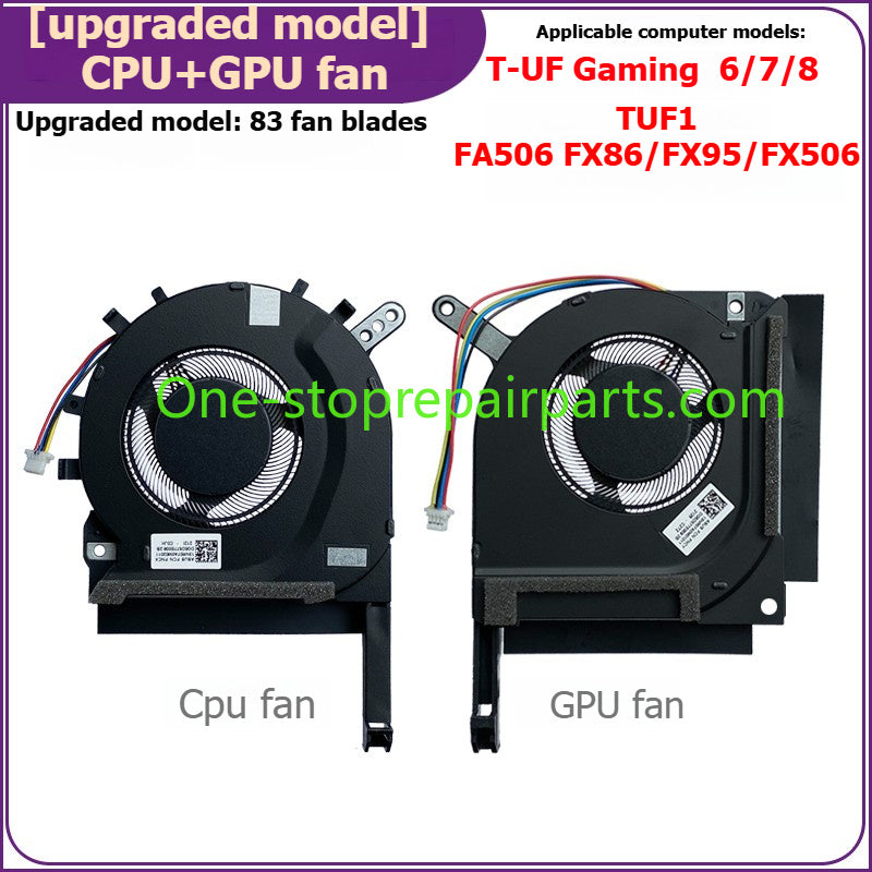 CPU GPU Cooling Fan for ASUS TUF Gaming8 1 FA506IV FX506 FX506LU LH FX706 cooler FANS