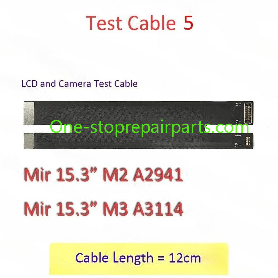 New A1706 A1708 A2338 A2442 A2779 A2485 A2681 A2941 LCD Screen Display Extension Test Repair Flex Cable for MacBook Pro Air Macbook repair parts
